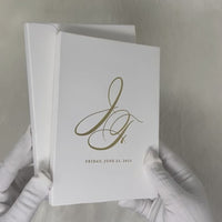 Gold Mirror Wedding Invitations, Wedding Invitation Boxed Design, Minimal Wedding Invite, Wedding Invitation Suite, Sophisticated