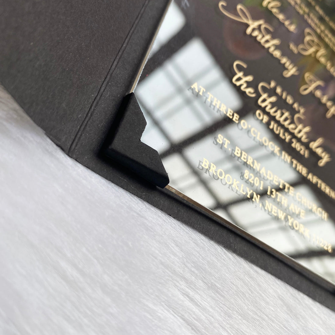 Timeless Black Pocket Invitation | Passionate Forever Wedding Invitations