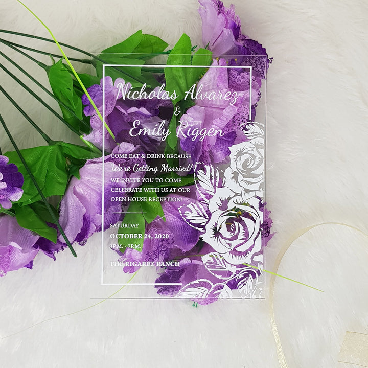 The Best Acrylic Invitation Options for Wedding Invites