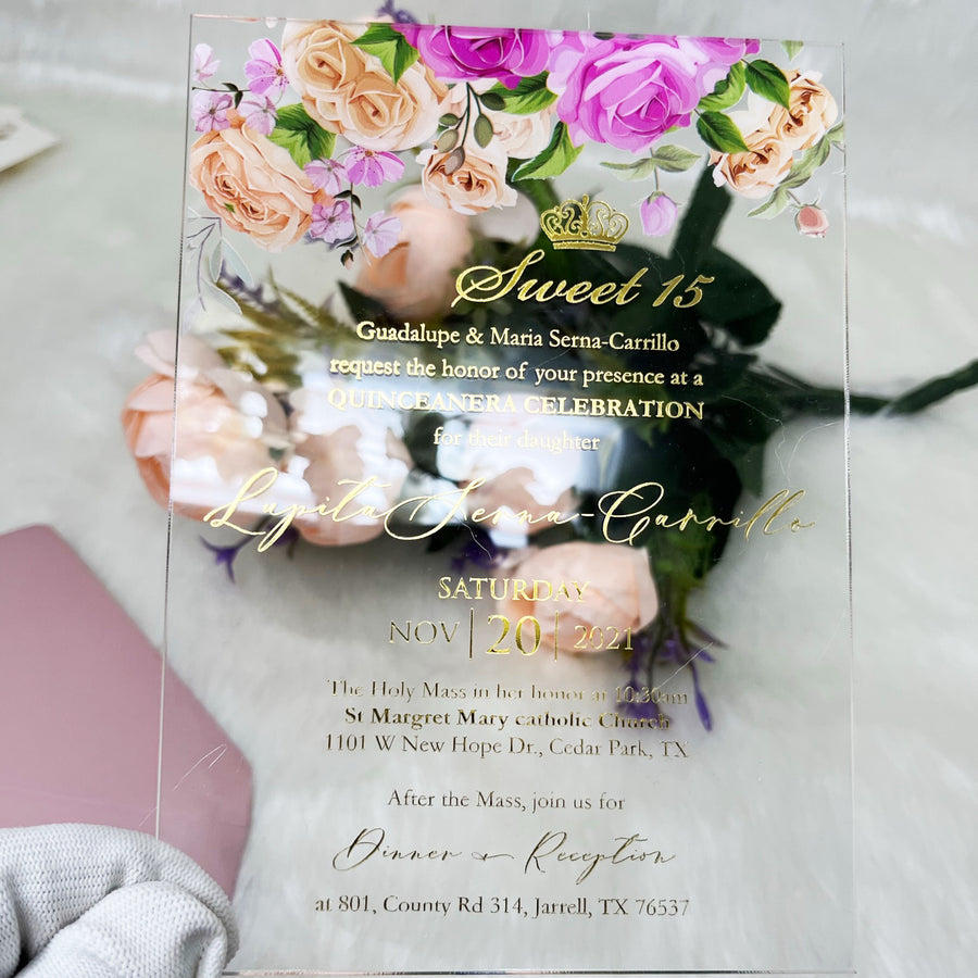 Quinceañera Invitations | Sweet 16 Invitations | Birthday Party Invites